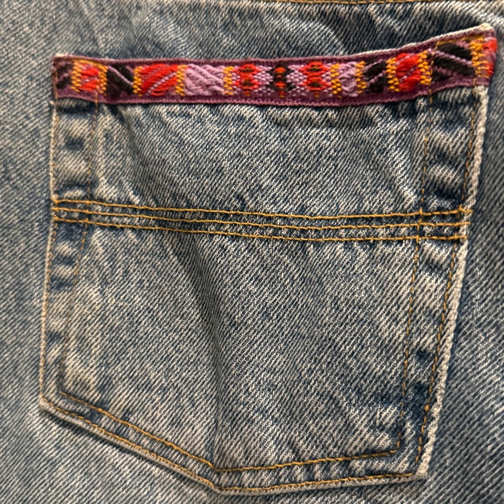 Express Bleus Vintage Emroidered Women’s Jeans Size 9/10 - Picture 9 of 14